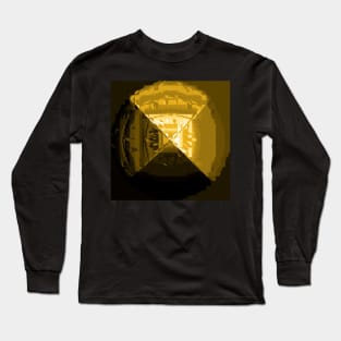 Solid Gold Millionaire Sacred Geometry 3D Long Sleeve T-Shirt